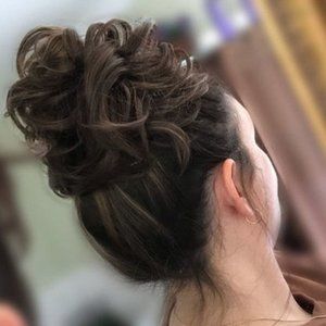 JuvaBun Messy Bun - Medium Brown Color